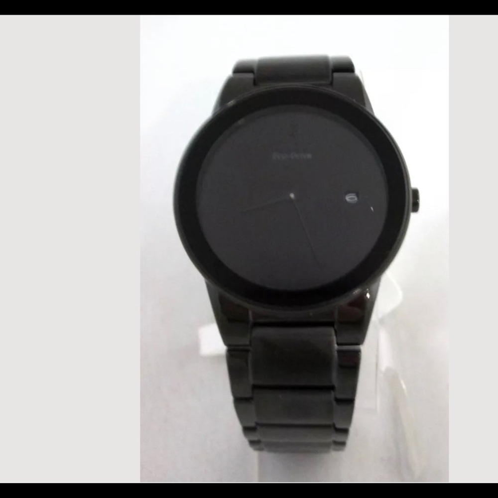 Matte black citizen eco-drive watch worn once